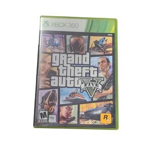 Grand Theft Auto V Microsoft Xbox 360 Game Tested & Working CIB Complete w/ Map